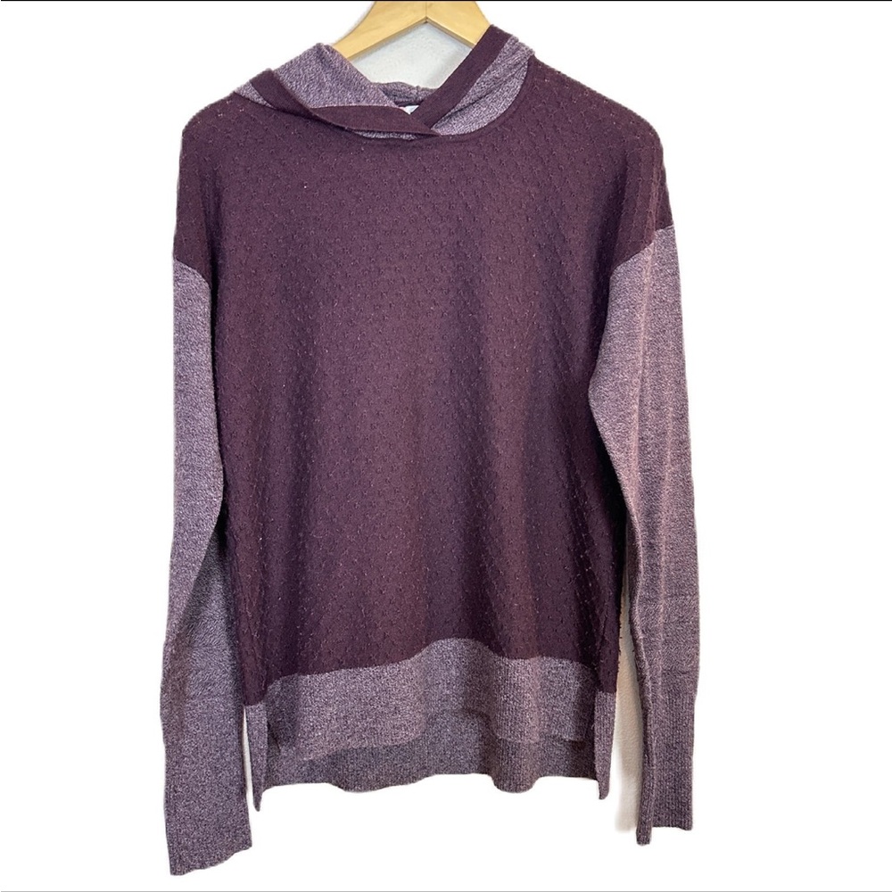 Smartwool Shadow Pine‎ Purple Wool Blend Hoodie Sweater Women’s Medium